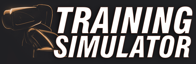 TrainingSimulator-TextSolidBG Training Simulator Text Image